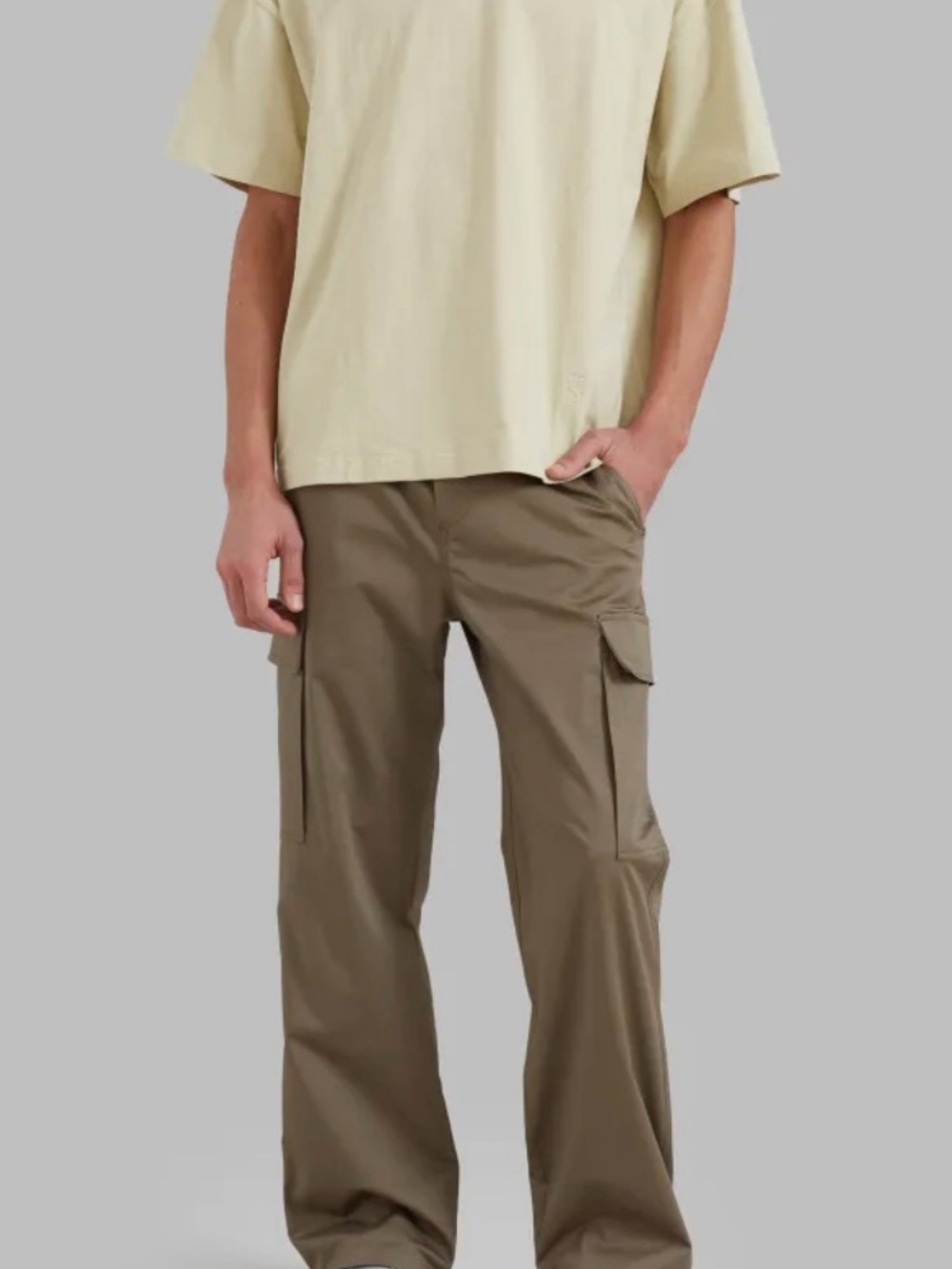 Samsoe Cargo Pants in Stone Gray